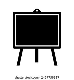 Whiteboard icon. Analytics presentation board. Vector illustration.