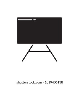 Whiteboard icon, icon for education. Design template vector