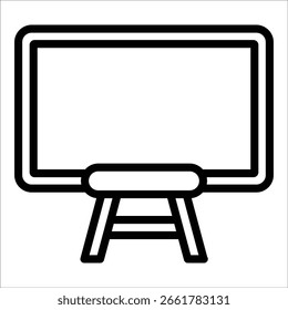 Whiteboard Icon Element For Design