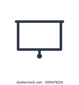 Whiteboard icon. Isolated presentation and whiteboard icon line style. Premium quality vector symbol drawing concept for your logo web mobile app UI design.