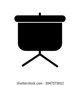 Whiteboard Icon on white background