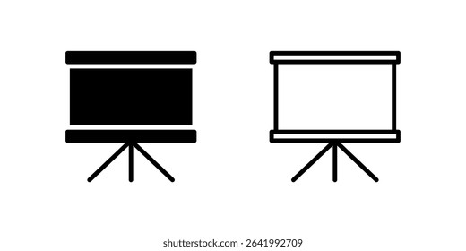 Whiteboard icon set great for presentations, teaching, and meeting layouts