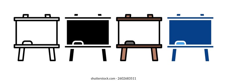 Whiteboard Icon Set Multiple Style Collection