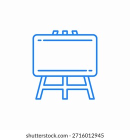 whiteboard icon icon sign vector