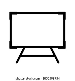 whiteboard icon. simple icon. vector illustration