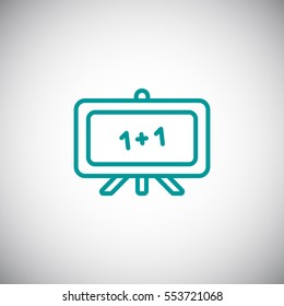  Whiteboard icon vector.