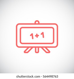  Whiteboard icon vector.