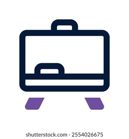 whiteboard icon. vector dual tone icon for your website, mobile, presentation, and logo design.