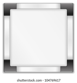 Whiteboard icon, vector eps10 illustration
