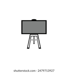 Whiteboard-Symbol Vektorillustration Logo Design