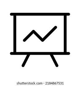 Whiteboard Icon Vector Symbol Design Illustration