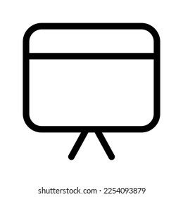 Whiteboard Icon Vector Symbol Design Illustration
