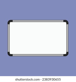 Whiteboard Illustration Vector Icon School Whiteboard Learning Teaching