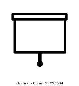 Icono de línea de pizarra, símbolo del vector de contorno, pictograma de estilo lineal aislado en blanco. ilustración de logotipo. Trazo editable. Gráficos perfectos para píxeles