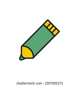 Whiteboard Marker Icon Vector Illustration