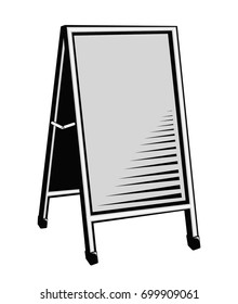 Whiteboard standing