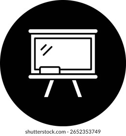 Whiteboard vector icon. Can be used for printing, mobile and web applications.