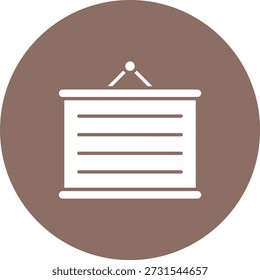 Icono de Vector de pizarra. Se puede utilizar para aplicaciones de impresión, móviles y de Web.