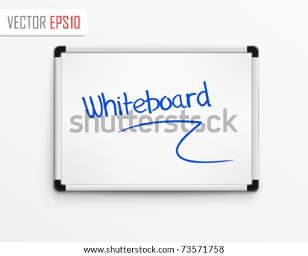 Whiteboard. Vector Illustration