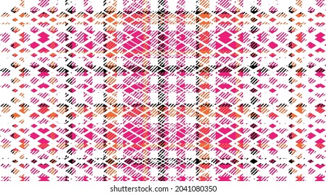 Patrón abstracto de línea blanca en el fondo del patrón de estructura de cuadros de cuadros de cuadros de cuadros de contraste.Fondo de la ilustración de la solución alta de 10 vectores EPS.