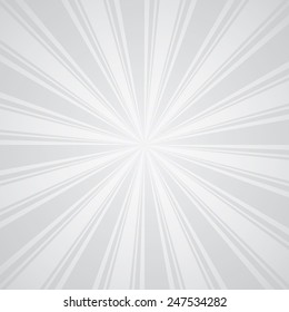 white-gray color burst background. Vector illustration