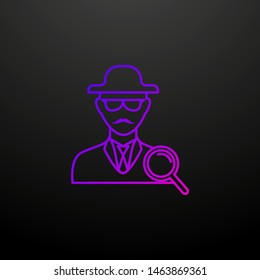 Whitehat outline nolan icon. Elements of security set. Simple icon for websites, web design, mobile app, info graphics