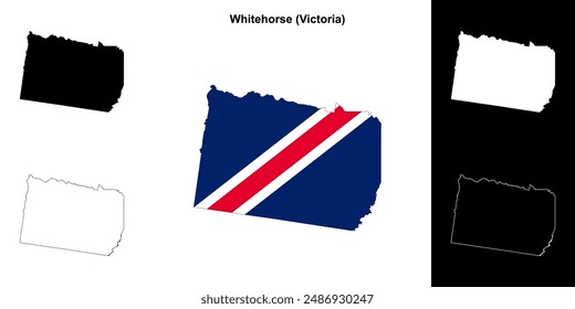 Whitehorse (Victoria) Outline-Kartenset