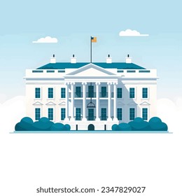 vector whitehouse, icono de whitehouse, dc de whitehouse, usa