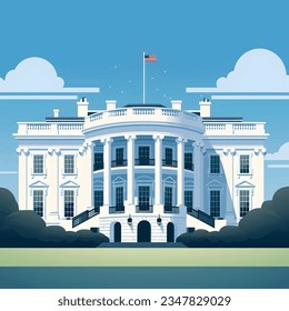 vector whitehouse, icono de whitehouse, dc de whitehouse, usa