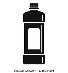 Whiteness bottle icon. Simple illustration of whiteness bottle vector icon for web design isolated on white background