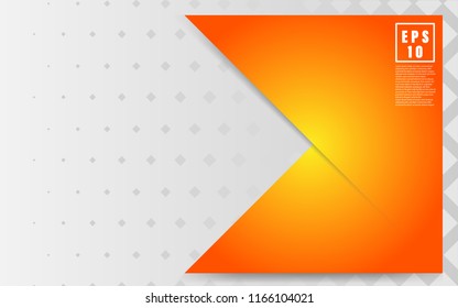 White+Orange Background Orange Triangles Inspired Abstract for Screen 2