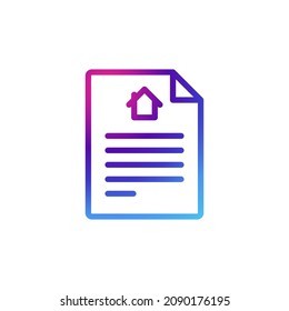 Whitepaper icon with gradient purple effect.