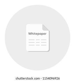 Whitepaper Icon . ICO Main Investment Document