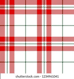 White,red and green tartan plaid Scottish seamless pattern.Christmas and New year concept.Texture from tartan, plaid, tablecloths, clothes, shirts, dresses, paper, bedding, blankets.