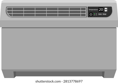 Whitish Gray Window Type Aircon
