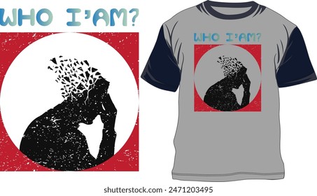 Who i'am Vector T-Shirt tshirt Design. You will definitely like this shirt. We can take your choice forward in further development.