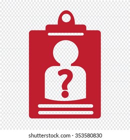 Who Icon Illustration and Vector Art