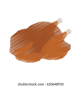 whole chicken or turkey icon image 