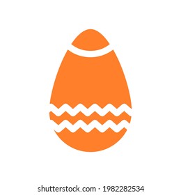 Ganzes Ei und die Hälfte Ei. Vektorgrafik. Eiersymbol