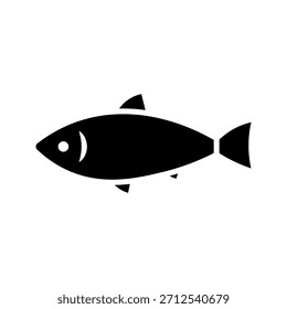  Icono de Vector gráfico de icono de pescado entero