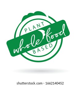 Whole Food Plant Based Icon Stock Vector (Royalty Free) 1662140452 ...