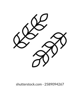 Whole Grains icon vector stock illustration