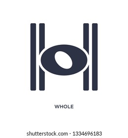 whole icon. Simple element illustration from music and media concept. whole editable symbol design on white background. Can be use for web and mobile.