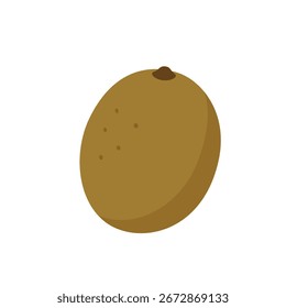 Ilustração de kiwi inteiro. Ilustração vetorial. 