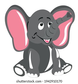 Whole little elephant for children