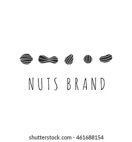 Whole Nuts Vector Logo Template