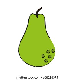 whole pear fruit icon image 