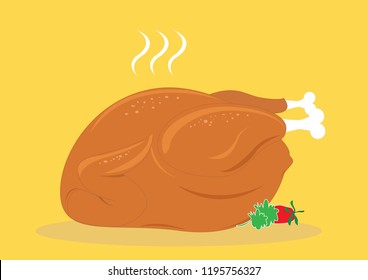 Whole roast turkey. Thanksgiving day Turkey.- Cooking, Holiday - Event, Thanksgiving, Baked, Barbecue