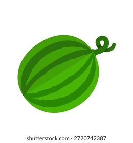 Ganze Wassermelonenfrucht, Vektorsymbol	