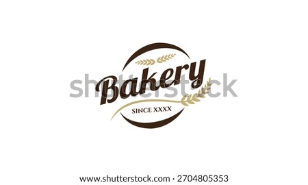 Whole Wheat Bread for Bakeries and Catering Companies. Food Label Logo Design Inspiration